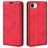 Mobigear Retro Slim Housse iPhone 16e Etui Porte-Monnaie - Rouge
