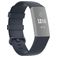 Mobigear Cross Bracelet Silicone Fitbit Charge 4 Fermeture boucle ardillon - Bleu