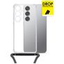 My Style Loop Transparente Samsung Galaxy S25 Plus Coque avec cordon en TPU Souple - Transparent