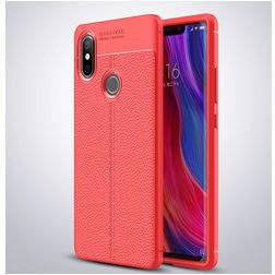 Mobigear Luxury Coque Xiaomi Mi 8 SE Coque arrière en TPU Souple - Rouge