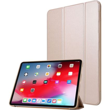 Mobigear Tri-Fold Gel Coque iPad Pro 11 Pouces (2021) Etui en TPU,Similicuir - Or
