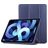 Mobigear Tri-Fold Gel iPad Air 5 (2022) TPU / Similicuir Étui - Bleu