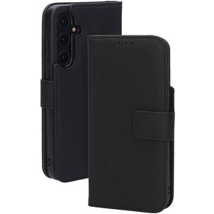 Mobiparts Housse Samsung Galaxy A35 Etui en Cuir Véritable Porte-Monnaie - Noir