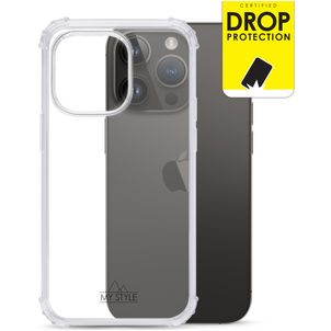 My Style Protective Flex Coque Transparente iPhone 14 Pro Coque arrière en TPU Souple Anti-Chocs - Transparent