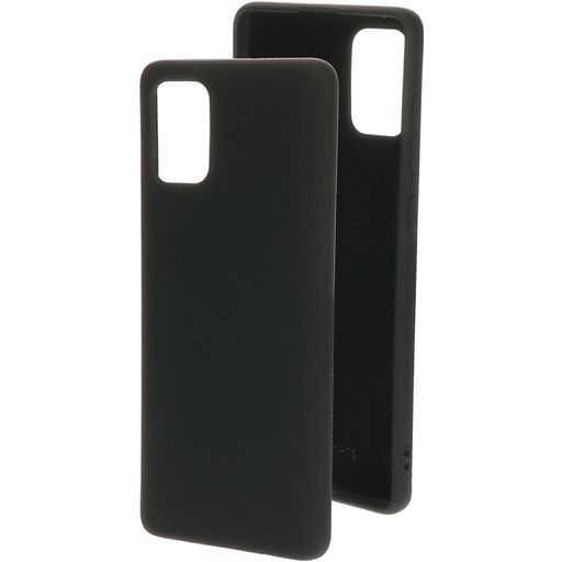Mobiparts Coque Samsung Galaxy A71 Coque arrière en Silicone - Noir