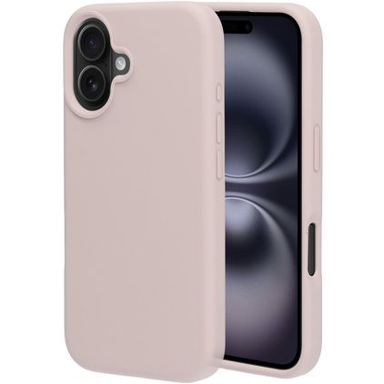 Mobiparts Coque iPhone 16 Coque arrière en Silicone - Soft Salmon