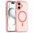 Mobigear Shockproof Coque iPhone 16 Plus MagSafe Coque arrière en TPU Souple - Rouge