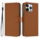 Mobigear Urban Wallet Housse iPhone 16 Pro Max Etui Porte-Monnaie - Marron
