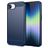 Mobigear Brushed Slim Coque iPhone 16e Coque arrière en TPU Souple - Bleu