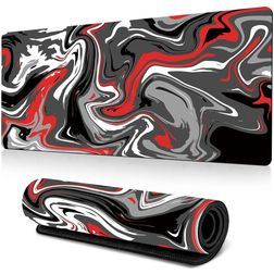 Mobigear Anti-Slip - Tapis de souris - 40 x 90 CM - Abstract Fluid 1