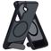 Mobiparts Hardcover Coque Samsung Galaxy S26 MagSafe Coque arrière Rigide avec Support Amovible - Satin Black
