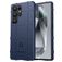 Mobigear Rugged Shield Coque Samsung Galaxy S25 Ultra Coque arrière en TPU Souple Anti-Chocs - Bleu