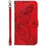 Mobigear Butterfly Housse Xiaomi 13 Ultra Etui Porte-Monnaie - Rouge