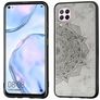 Mobigear Mandala Coque Huawei P40 Lite Coque arrière Rigide - Gris
