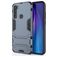Mobigear Armor Stand Coque Xiaomi Redmi Note 8T Coque arrière Rigide Anti-Chocs avec Support Amovible - Bleu Marin