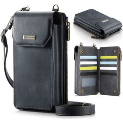 CaseMe ME40 Crossbody Sac téléphone - Large - Noir