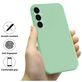 Mobigear Rubber Touch Coque Samsung Galaxy S24 FE Coque arrière en Silicone - Vert