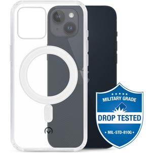 Mobilize Naked Protection Coque Transparente iPhone 14 Plus MagSafe Coque arrière Rigide Anti-Chocs - Transparent