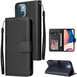 Mobigear Wallet Housse iPhone 14 Plus Etui Porte-Monnaie - Noir