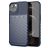 Mobigear Groove Coque iPhone 13 Mini Coque arrière en TPU Souple - Bleu