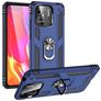 Mobigear Armor Ring Coque Xiaomi Redmi 10C Coque arrière Rigide Anti-Chocs avec Anneau-Support - Bleu