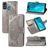 Mobigear Butterfly HONOR 9X Lite Étui Portefeuille - Gris