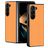 Mobigear Race Coque Samsung Galaxy Z Fold 5 Coque arrière Rigide - Orange