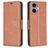 Mobigear Excellent Housse iPhone 16 Etui Porte-Monnaie - Marron