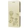 Mobigear Roses Housse Samsung Galaxy J6 Plus Etui Porte-Monnaie - Or