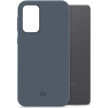 Mobilize Rubber Gelly Coque Samsung Galaxy A73 Coque arrière en TPU Souple - Matt Blue