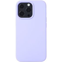 Mobigear Rubber Touch Coque iPhone 14 Coque arrière en Silicone - Violet