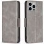 Mobigear Excellent Housse iPhone 15 Pro Max Etui Porte-Monnaie - Gris
