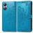 Mobigear Mandala Housse OPPO A17 Etui Porte-Monnaie - Bleu