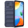 Mobigear Bumpy Xiaomi Redmi 10C TPU souple Coque arrière - Bleu foncé