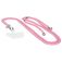 Mobiparts Phonecord Cordon de téléphone universel réglable - Rose