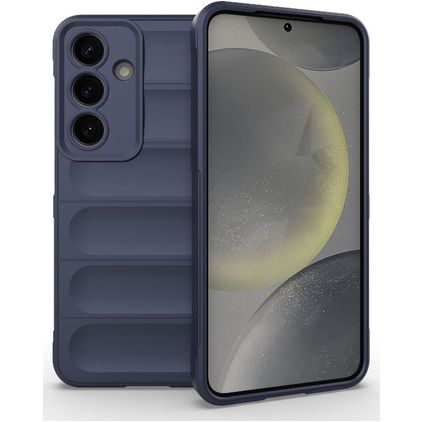 Mobigear Bumpy Coque Samsung Galaxy S25 Coque arrière en TPU Souple - Dark Blue