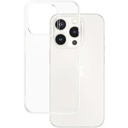 CARE by PanzerGlass Fashionable Coque Transparente iPhone 15 Pro Coque arrière en TPU Souple - Transparent
