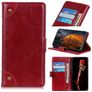 Mobigear Ranch Housse Motorola Moto E22 Etui Porte-Monnaie - Bordeaux