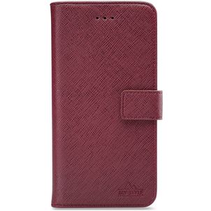 My Style Flex Wallet Housse Samsung Galaxy A04s Etui Porte-Monnaie - Bordeaux