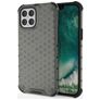 Mobigear Honeycomb Coque iPhone 12 Pro Max Coque arrière Rigide Anti-Chocs - Gris