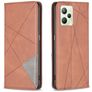 Mobigear Rhombus Slim Housse Realme C35 Etui - Marron