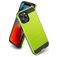 Mobigear Brushed Armor iPhone 12 Pro Max Plastique rigide Coque arrière Antichoc - Vert