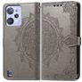 Mobigear Mandala Housse Realme C31 Etui Porte-Monnaie - Gris