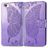 Mobigear Butterfly Housse iPhone SE (2022) Etui Porte-Monnaie - Violet