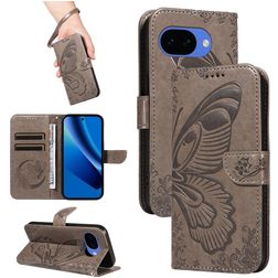Mobigear Butterfly Housse Google Pixel 10a Etui Porte-Monnaie - Gris