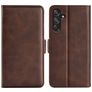 Mobigear Slim Magnet Housse Samsung Galaxy M55 Etui Porte-Monnaie - Marron