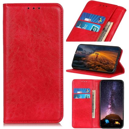 Mobigear Classic Elegance Housse iPhone 7 Etui Porte-Monnaie - Rouge