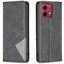 Mobigear Rhombus Slim Housse Motorola Moto G84 Etui - Noir