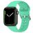 Mobigear Bumpy Bracelet Silicone Apple Watch Fermeture boucle ardillon - 42/41/40/38 mm - Spearmint