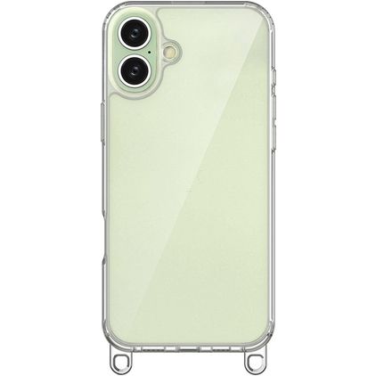 Mobigear Bungy iPhone 16 Plus Plastique rigide Coque arrière - Argent